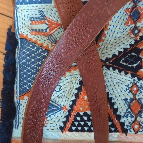 Free People embroidered crossbody bag with leather strap - Picture 5 of 15